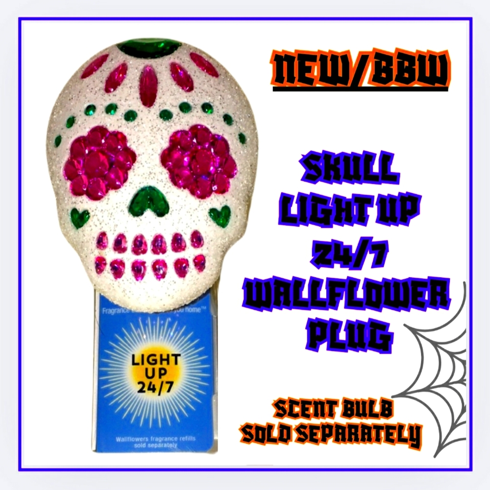 🔥NEW/BBW SKULL WALLFLOWER PLUG